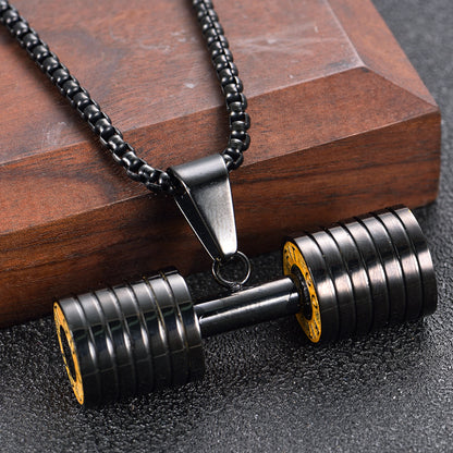 Polished Dumbbell Pendant