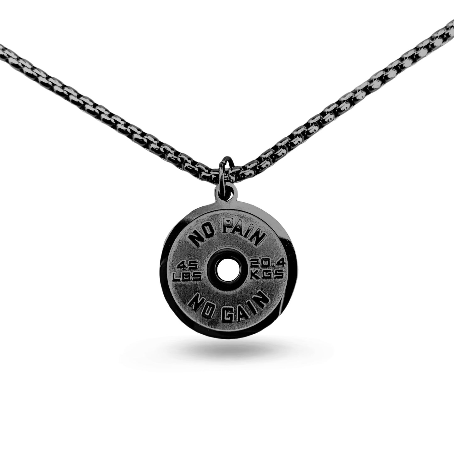 Classic Weight Plate Pendant Necklace