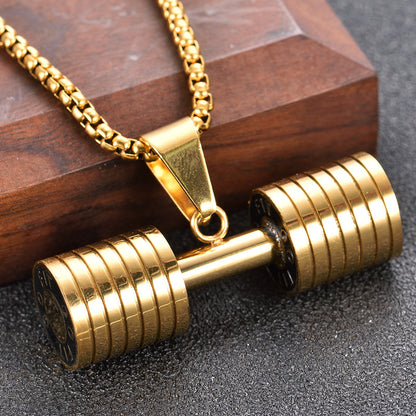 Polished Dumbbell Pendant