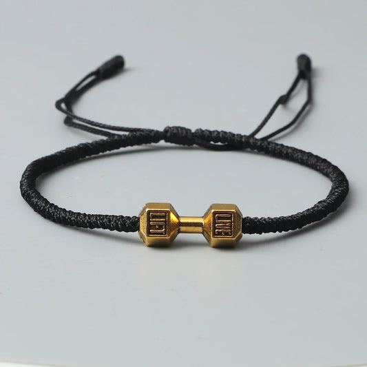 Braided Dumbbell Bracelet