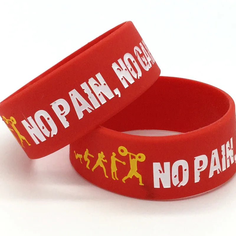No Pain No Gain sport Silicone Wristband