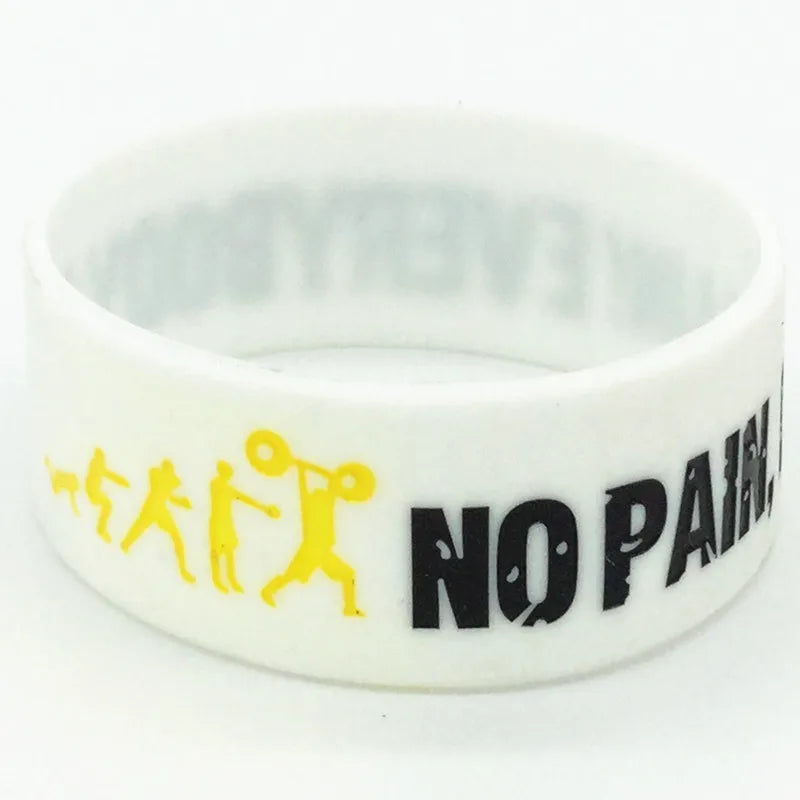 No Pain No Gain sport Silicone Wristband
