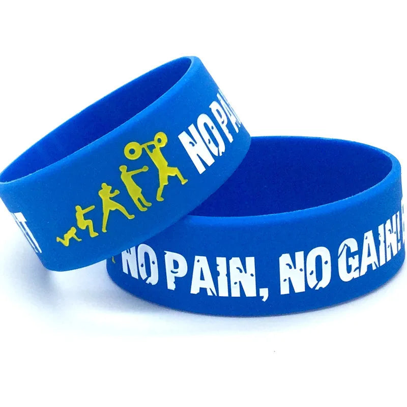 No Pain No Gain sport Silicone Wristband