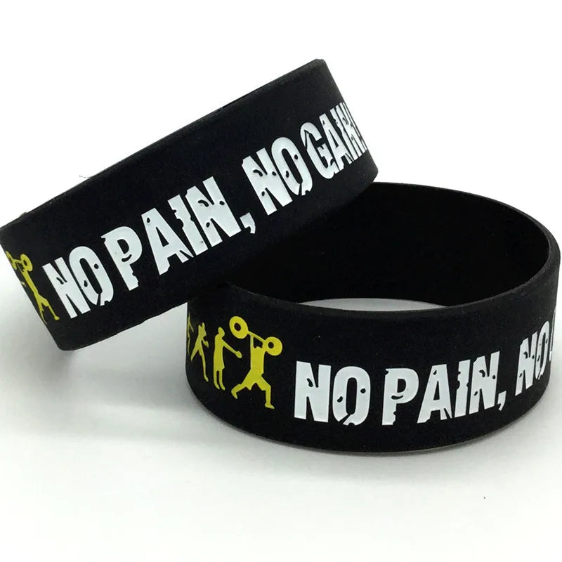 No Pain No Gain sport Silicone Wristband