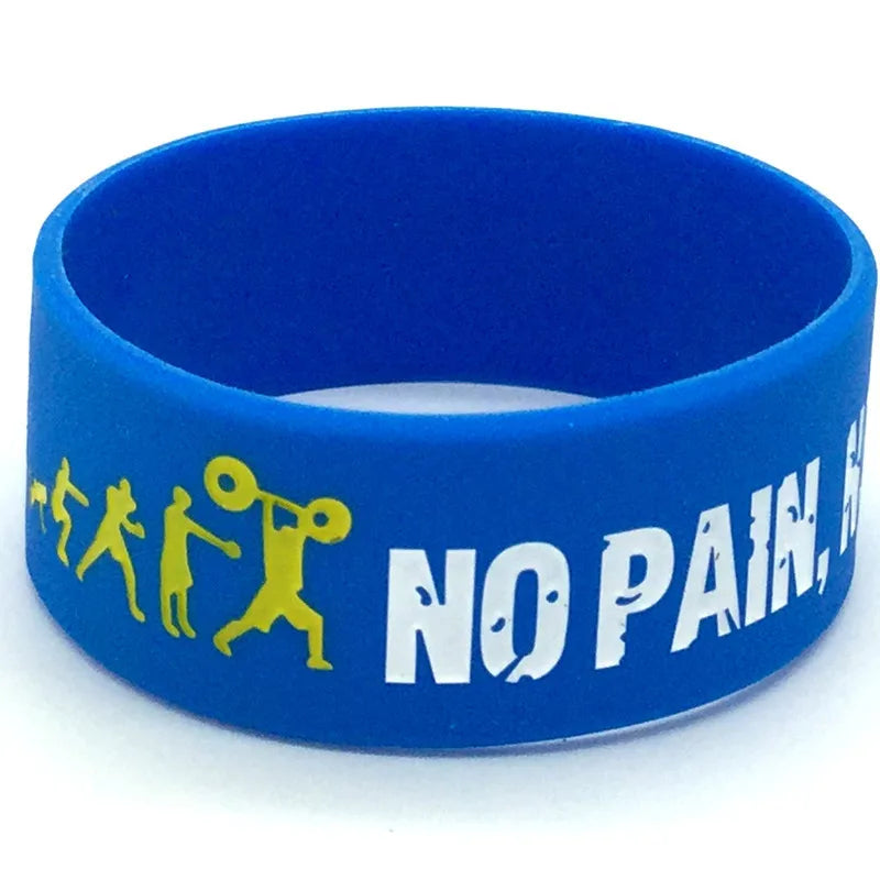 No Pain No Gain sport Silicone Wristband