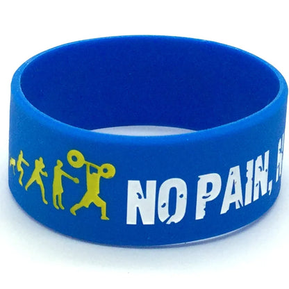 No Pain No Gain sport Silicone Wristband