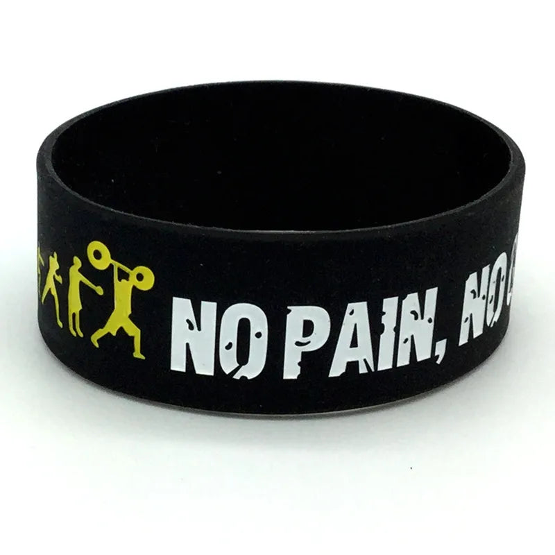 No Pain No Gain sport Silicone Wristband