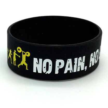 No Pain No Gain sport Silicone Wristband