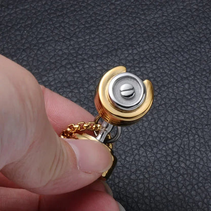 Curved Dumbell Necklace