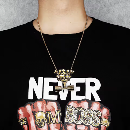 Polished Dumbbell Pendant