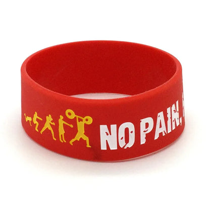 No Pain No Gain sport Silicone Wristband