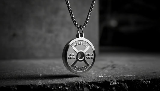 Classic Weight Plate Pendant Necklace